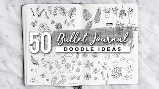 50 Bullet Journal Doodle Ideas  The ULTIMATE Guide [upl. by Eenoj]