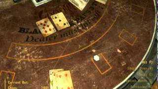 Fall New Vegas Easy Money  Blackjack [upl. by Aicilaf]