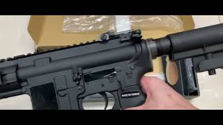 Unboxing Olympic Arms AR15 GBB VFC M4 V3 GBB System 附2匣超值抵玩精選 airsoft 試玩 氣槍 模型天堂 [upl. by Ayotas702]