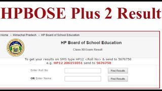 hpboseorg 2019 Result HPBOSE Plus Two Result Declared Today 22nd April 2019 [upl. by Euqinomahs170]