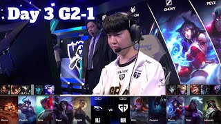 HLE vs GEN  Game 1  Day 3 LoL Worlds 2024 Swiss Stage  Hanwha Life vs GenG G1 full [upl. by Casper]