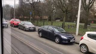 Manchester Metrolink  Ashton Under Lyne to Eccles Full Route [upl. by Ahtel]