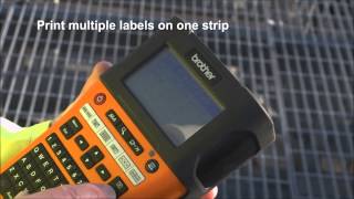 Screwfix  Brother PTE550WVP HandHeld Label Printing Machine [upl. by Sirob]