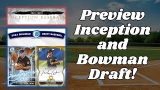 Preview What to expect from 2023 Bowman Draft and 2023 Topps Inception Baseball [upl. by Lanahtan]