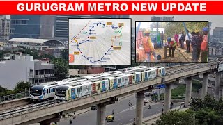 Gurugram Metro update  Metro Projects in Gurgaon  Papa Construction [upl. by Daberath]