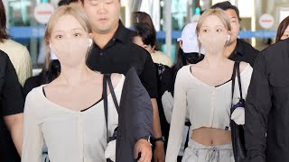 에스파 윈터 입국 직캠 aespa WINTER｜인천공항 240801 [upl. by Garv613]