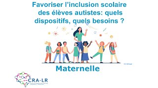 Autisme et inclusion scolaire  Maternelle [upl. by Ulda]