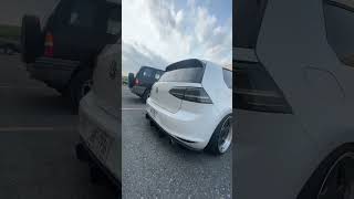 Stage 1 Pops amp Bangs on Bagged MK7 GTI [upl. by Feirahs]