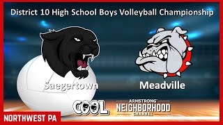 High School Boys Volleyball D10 AA Championship Saegertown vs Meadville May 29 2024 [upl. by Rachelle]