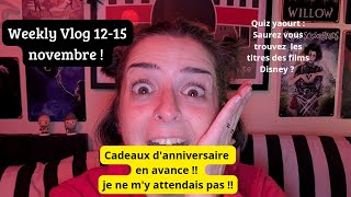 WEEKLY VLOG  Des cadeaux danniversaire en avance  Haul Temu [upl. by Gregor618]