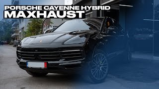 PORSCHE CAYENNE HYBRID 2023 MAXHAUST 4K [upl. by Avram]