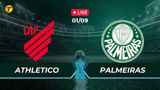 ATHLETICOPR X PALMEIRAS  CAMPEONATO BRASILEIRO  AO VIVO  24082024 [upl. by Rapsac]