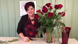 LBR educates How to Dozen Roses  Floral Design For Beginners [upl. by Easter374]