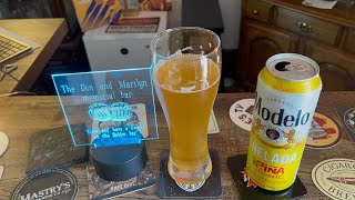 Modelo Chelada Pina Picante  Flavored Lager  Cerveceria Modelo  35�v [upl. by Aynnat]