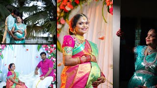 నా సీమంతం వేడుక  My Baby shower  seemantham ceremony  Harithapraveenvlogs [upl. by Aenehs]