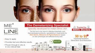 MELINE  The Demelanizing Specialist Specially developed for Indian Ethnic skin [upl. by Hummel]