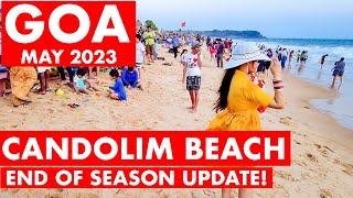 Goa  Candolim Beach  May  2023  Situation Update  Shacks Watersports  Goa Vlog  North Goa [upl. by Coats926]