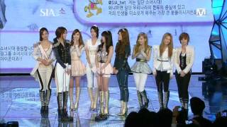 SNSD  Red Carpet  Gee  The Boys Mnet Style Icon Awards Nov032011 [upl. by Seedman643]