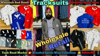 premium quality winter 🥶 Tracksuits for Mens Wholesale market  winter branded tracksuit collection [upl. by Hanikehs]