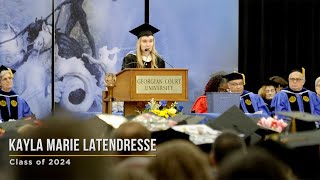 Kayla Latendresses remarks about the English department from her 2024 Commencement address [upl. by Pallaton10]