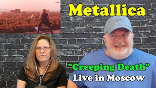 Reaction to Metallica quotCreeping Deathquot Live in Moscow 1991 [upl. by Den]