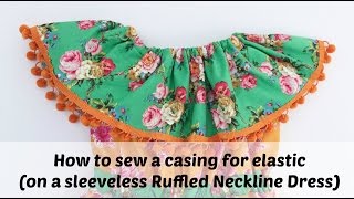 How To Sew A Neckline Casing [upl. by Annij]