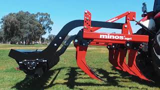 Minos Ag  CZM Chisel Plough [upl. by Einnej670]