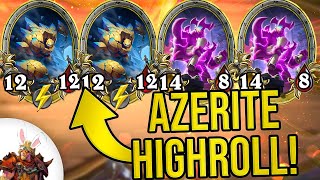 One of THE BEST AZERITE Comp  Hearthstone Battlegrounds [upl. by Sorcha609]