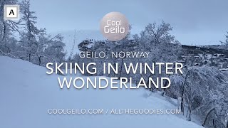 Skiing in Winter Wonderland Norway  CoolGeilocom  allthegoodiescom [upl. by Ardnassak]