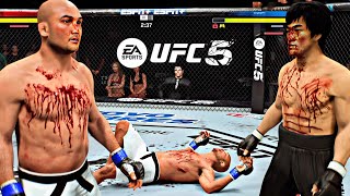 BRUCE LEE VS BJ PENN CRAZY😱🔥🤯 EA SPORTS UFC 5 UFC KNOCKOUTS  BRUCE LEE FIGHT  UFC 2024  UFC [upl. by Fabozzi859]