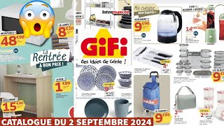 📢 ARRIVAGE GIFI 💯 CATALOGUE DU 2 SEPTEMBRE 💯 bonplan promotion Gifi arrivagedelasemaine [upl. by Lady287]