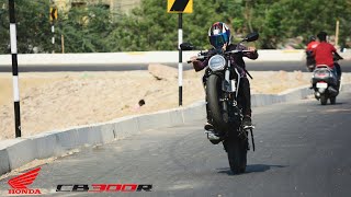 Honda CB300R in action  Ride Review [upl. by Risay]