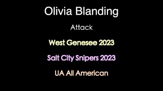 Olivia Blanding Class of 2023 2020 Lacrosse Highlights [upl. by Haral]