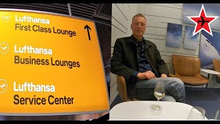 Lufthansa Business Class Lounge Frankfurt  Trip Report amp Lounge Review von FlightTravelerTv 2022 [upl. by Edmund]