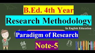 Research Methodology in English Education BEd 4th YearNote5 [upl. by Akinimod184]