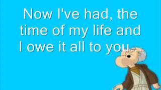 Family Guy Herbert Time Of My Life Lyrics [upl. by Wack]