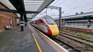 Trains at Wakefield Westgate Doncaster to Leeds Line of the ECML 311023 [upl. by Atoked]