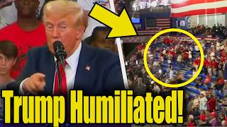 Trump HUMILIATED by EMPTY Rally … Immediate BREAKDOWN [upl. by Ydisac]