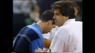 Spain vs Australia  Davis Cup 2000 Final  Costa vs Hewitt  Last Game third Set [upl. by Enomyar]