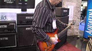 NAMM 2011 Steven Fryette presents pedals SAS and Boostassio Fryette Memphis 30 [upl. by Camp700]