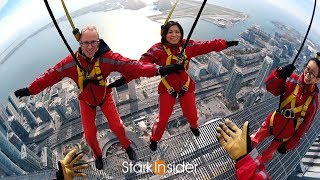 CN Tower Edge Walk Toronto Canada [upl. by Erusaert]