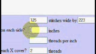Cross Stitch How Much Fabric Calculator [upl. by Nirraj]