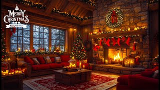 RELAXING CHRISTMAS MUSIC Soft Piano Music Best Christmas Songs for Relax🎁Christmas fireplace [upl. by Tildie]