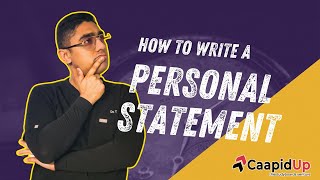 How to Write a Personal Statement  CAAPID  Unlocking Dental School Doors  Episode 4 [upl. by Omolhs87]