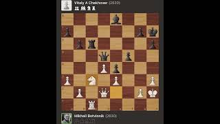 Mikhail Botvinnik vs Vitaly Chekhover  Tournament  Leningrad 1934 [upl. by Eniar]