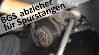 BGS Spurstangengelenk Werkzeug  VW Caddy Spurstange wechseln mit dem neuen abzieher [upl. by Enaek]