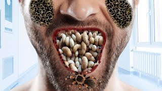 ASMR Mouth amp ASMR Remove Maggots  ASMR Treatment  ASMR Removal Animation [upl. by Gilles68]