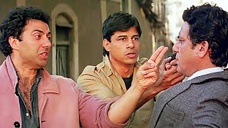 अगर तुम मुझे ज़िंदा छोड़ोगे बहुत पछताओगे Sunny Deol Dhamakedar Action  Amrish Puri  Ghayal Scene [upl. by Joelle]