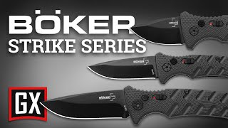 Boker Plus Strike Mini Strike amp Stubby Strike Review [upl. by Conan358]