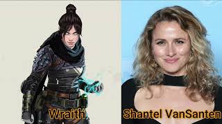 Character and Voice Actor  Apex Legends  Wraith  Shantel VanSanten [upl. by Trillby682]